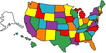 States flown to